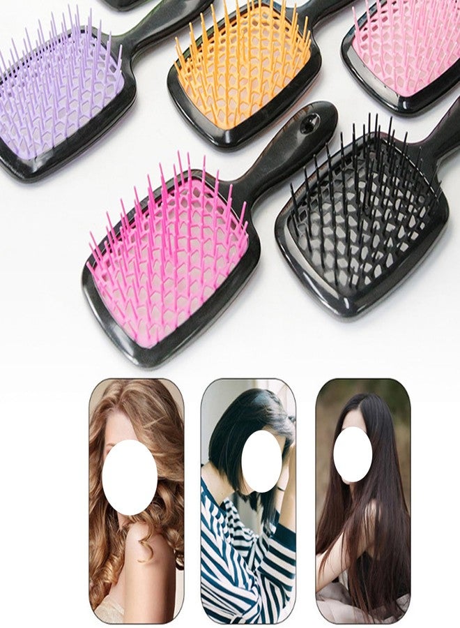 LINYUEARUI 3-Piece Vented Hair Brush - Wet & Dry, Heat-Resistant, Effortless Tangle Removal - For Natural, Curly, Straight, Dry, Damaged Hair - Women & Men - Image 2